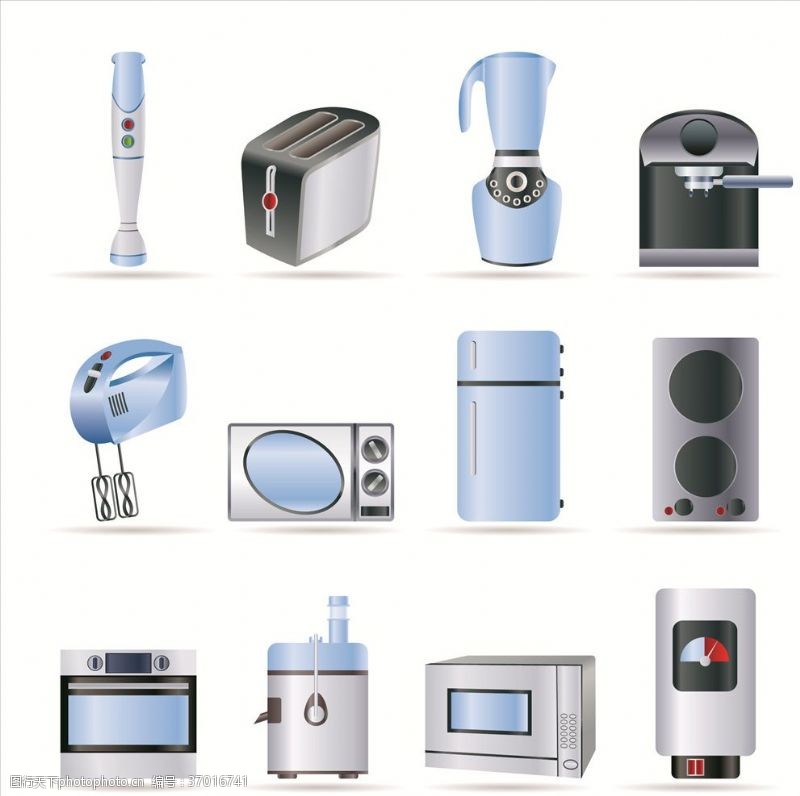 家電矢量圖 現(xiàn)代家居設(shè)計(jì)的視覺(jué)語(yǔ)言與實(shí)用寶庫(kù)